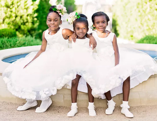 What Color Flower Girl Shoes Do I Buy? - Hannah Rose Vintage Boutique
