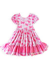 Hot Pink Barbie Bows Be Charmed Dress