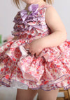 Vintage Ruffle Floral Dress