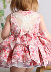 Vintage Ruffle Floral Dress