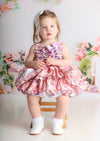 Vintage Ruffle Floral Dress
