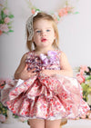 Vintage Ruffle Floral Dress