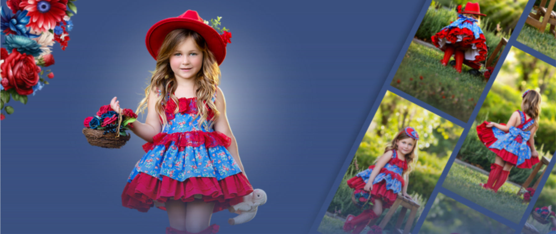 Red White & Cute!  July 4th Outfits for Little Girls