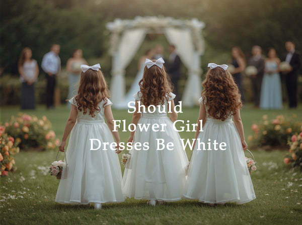 Should Flower Girl Dresses Be White