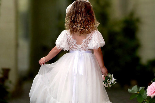 Flower Girl Dress Blogs: White Flower Girl Dresses Perfect for Every Wedding Style