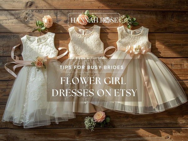 Best Etsy Flower Girl Dresses - Hannah Rose Vintage Boutique