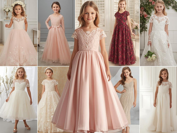Best Flower Girl Dress Styles for Rustic, Vintage, and Garden Weddings - Hannah Rose Vintage Boutique