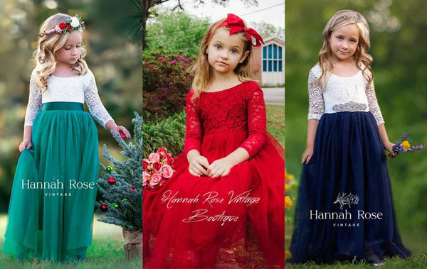 Boho Flower Girl Dresses: The Trend for 2026 - Hannah Rose Vintage Boutique