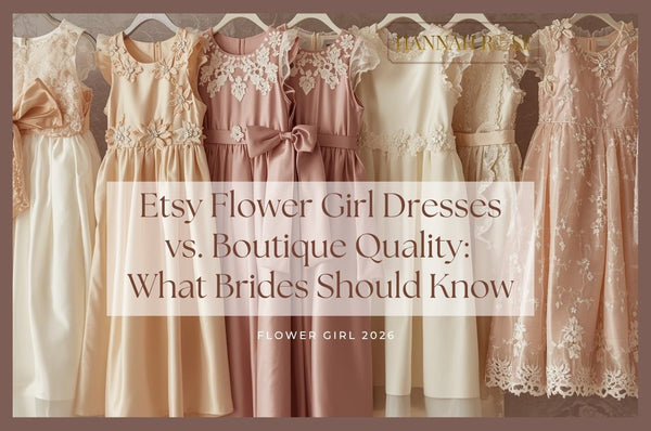 Etsy Flower Girl Dresses vs. Boutique Quality: What Brides Should Know - Hannah Rose Vintage Boutique