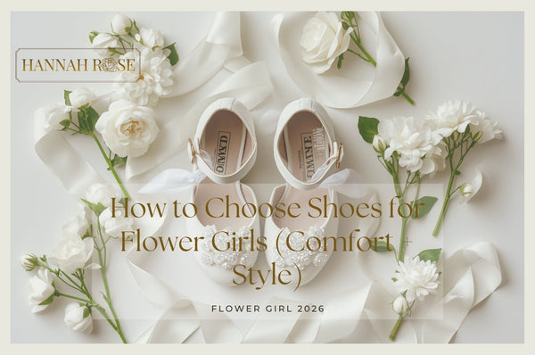 How to Choose Shoes for Flower Girls (Comfort + Style) - Hannah Rose Vintage Boutique