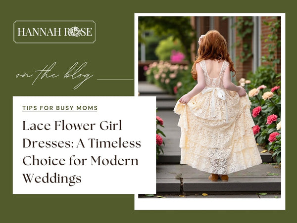 Lace Flower Girl Dresses: A Timeless Choice for Modern Weddings - Hannah Rose Vintage Boutique
