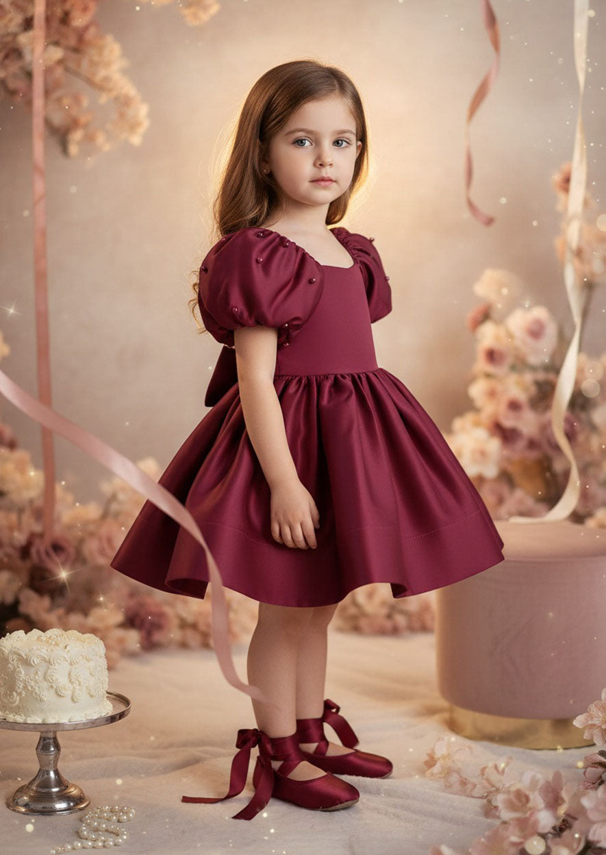 Eloise Dress in Burgundy