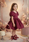 Eloise Dress in Burgundy