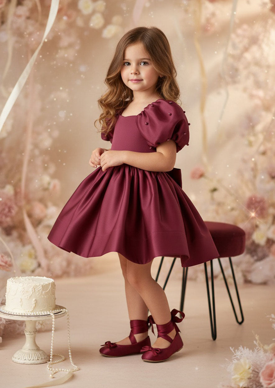 Eloise Dress in Burgundy