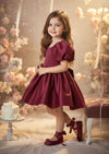 Eloise Dress in Burgundy