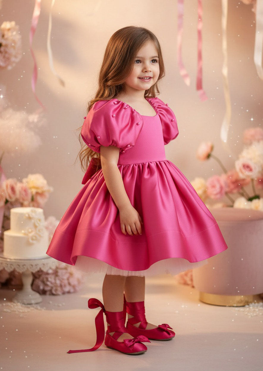 Eloise Dress in Fuchsia