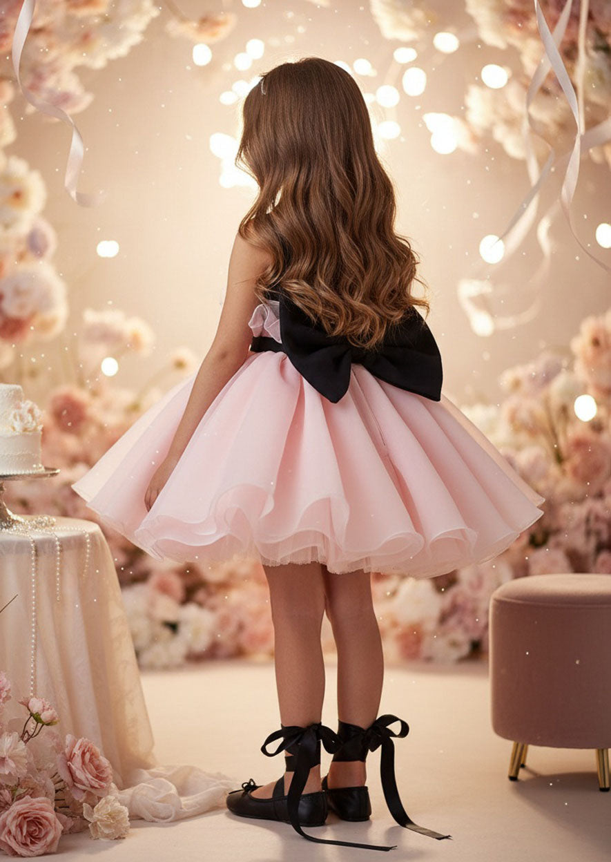 Saraphine Dress in Pink Black