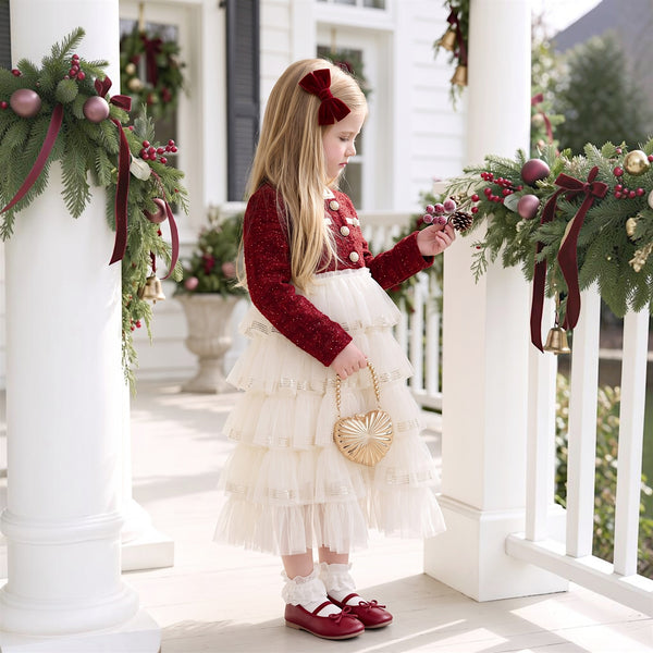 Little Girls Christmas Dresses by Hannah Rose