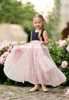 Rosey Mauve Flower Girl Dress