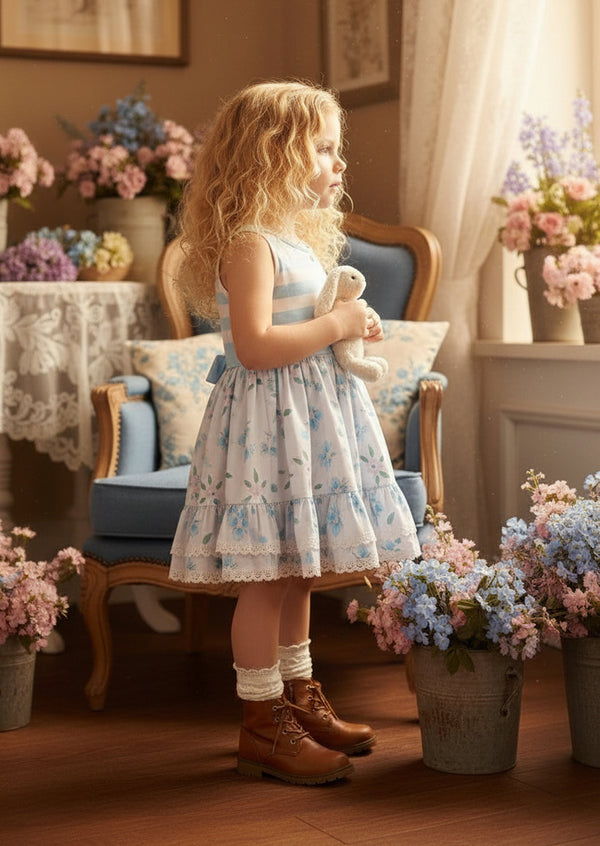 toddler everyday twirl dress in blue