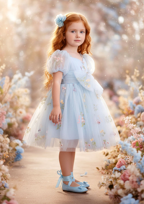 Garden Fairy Dress in Blue