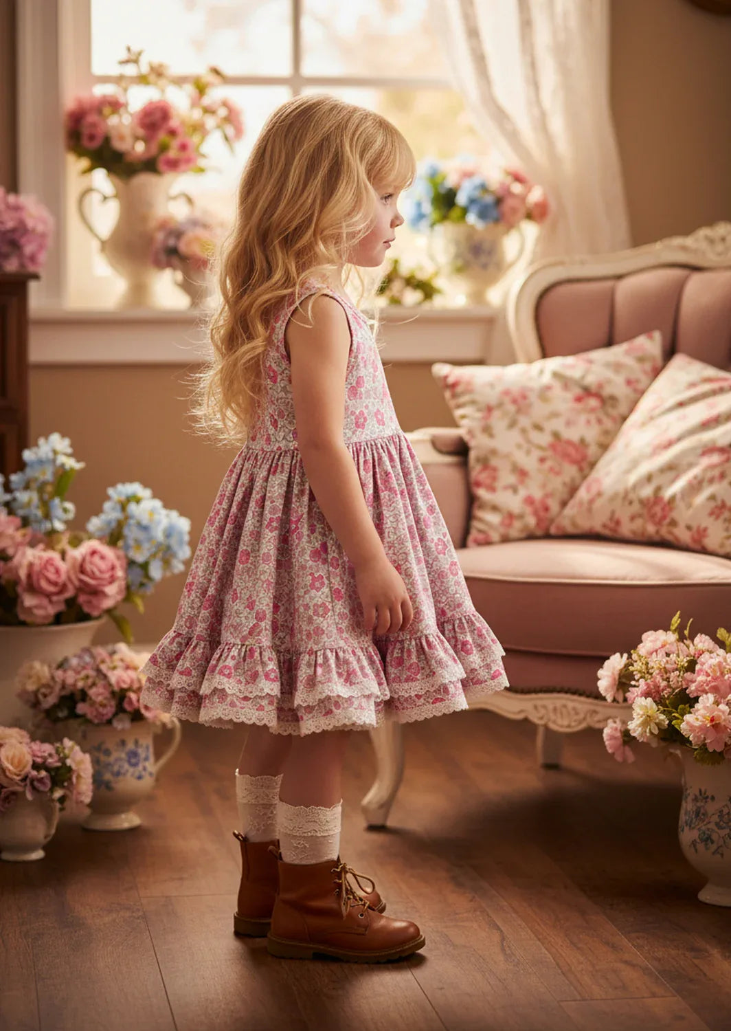 Toddler girls sustainable dresses for everyday