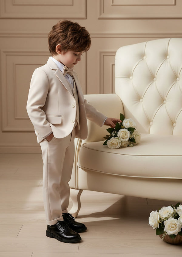 Boys Ellingwood Suit · 4 Piece in Beige · Size 18m - 16