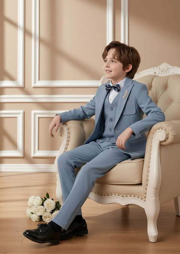 Boys Wicklow Suit · 4 Piece in Blue for Pictures and Portraits