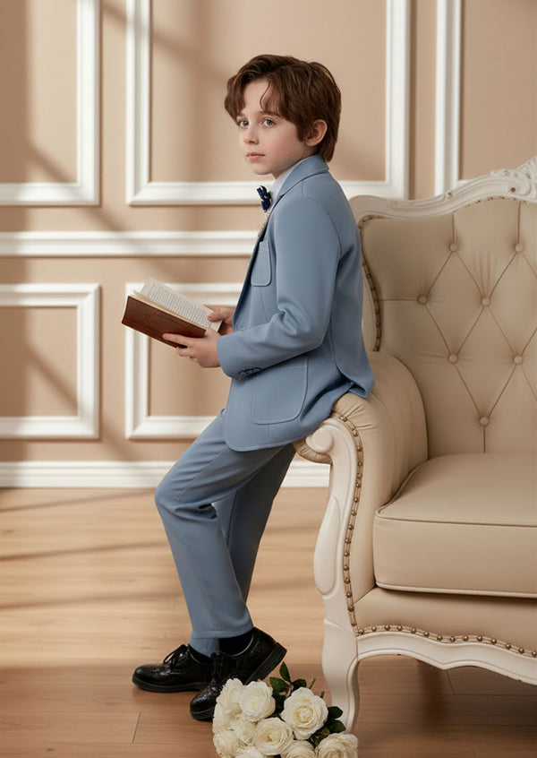 Boys Wicklow Special Occasion Suit · 4 Piece in Blue
