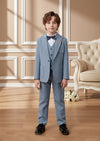 Boys Wicklow  Ring Bearer Suit · 4 Piece in Blue