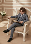 Boys Ellingwood Wedding Suit · 4 Piece in Gray