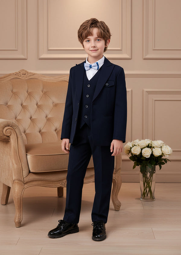 Boys Branford Suit · 4 Piece in Dark Blue · Size 18m - 16