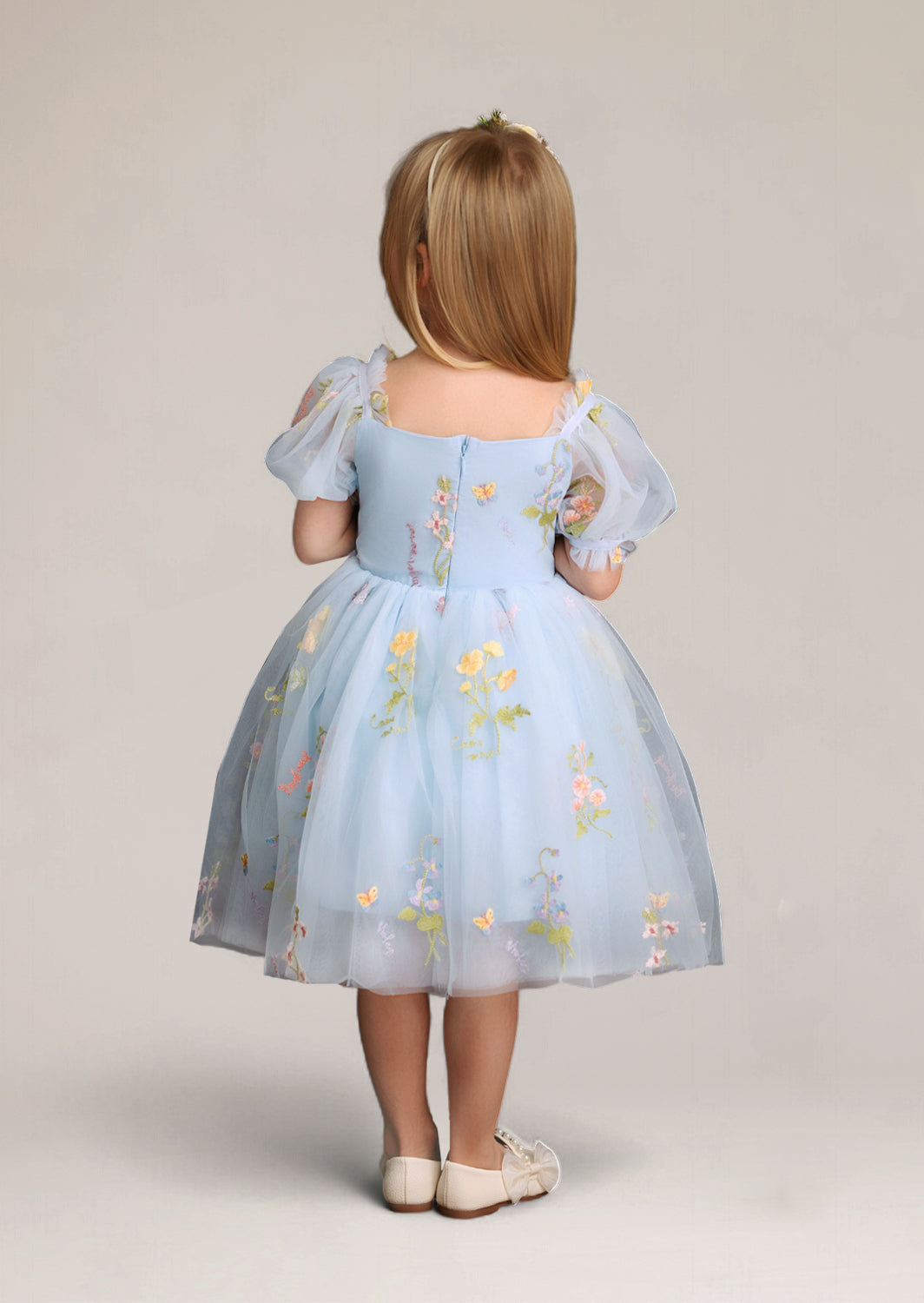Hannah Rose Fairy in the Garden Dress - Blue