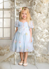 Hannah Rose Fairy in the Garden Dress - Blue