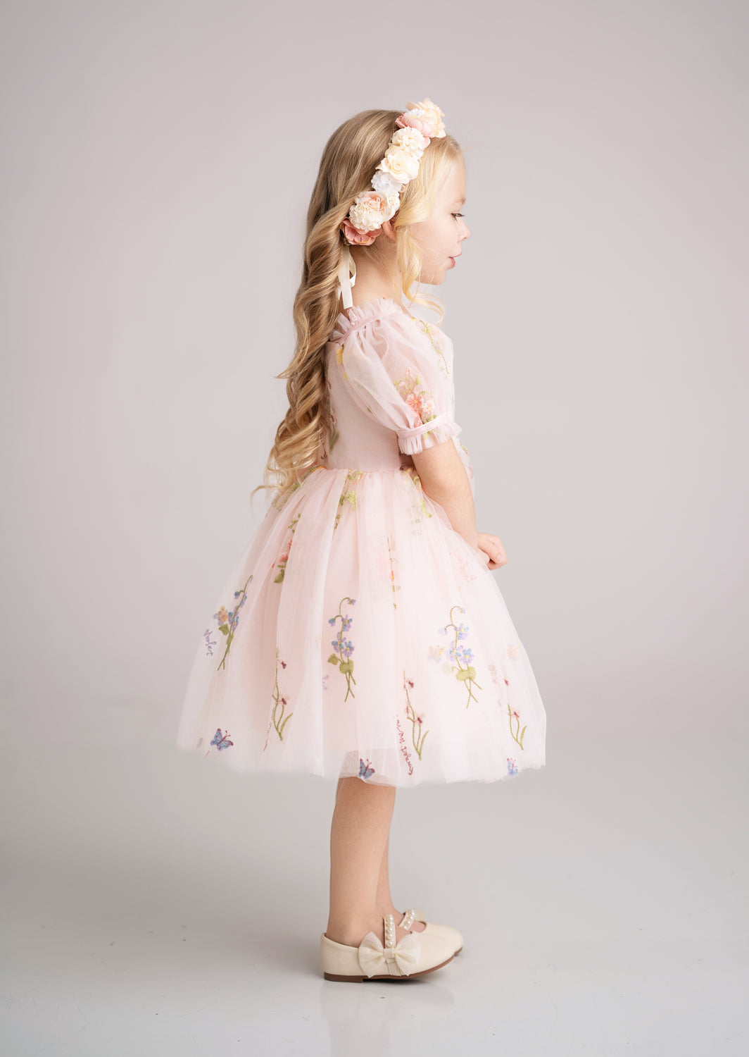 Hannah Rose Garden Fairy Dress in Pink