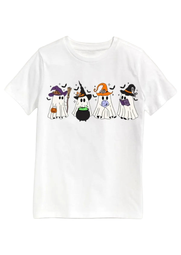 Girls Ghost Halloween Cotton Tee