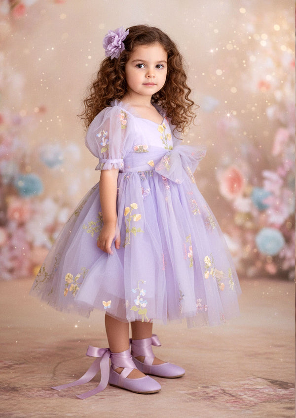 Garden Fairy Dress in Lavender