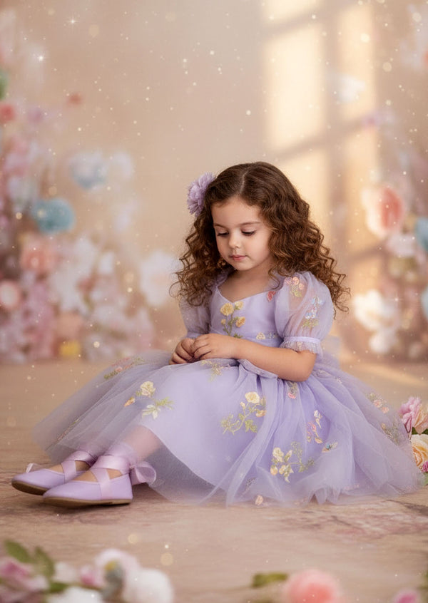 Garden Fairy Dress in Lavender