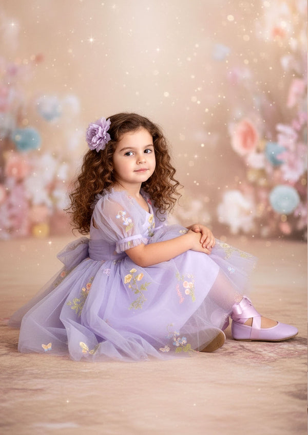 Garden Fairy Dress in Lavender