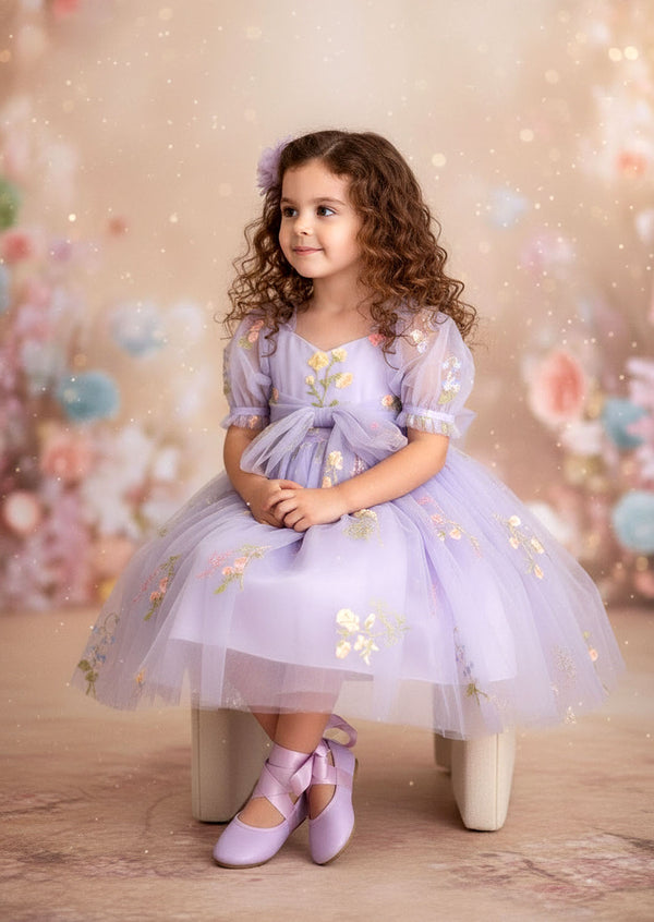 Garden Fairy Dress in Lavender