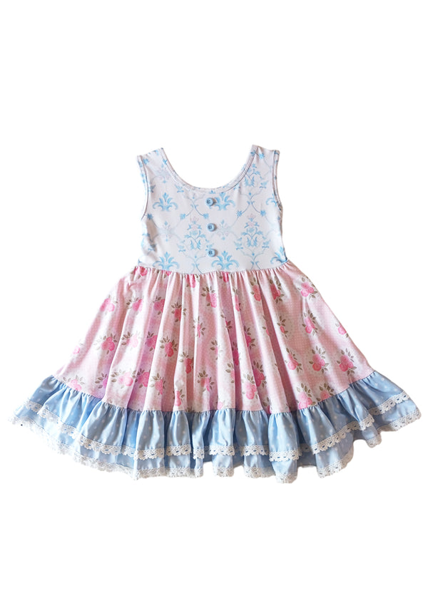 Vintage Rose Shabby Pixie Dress