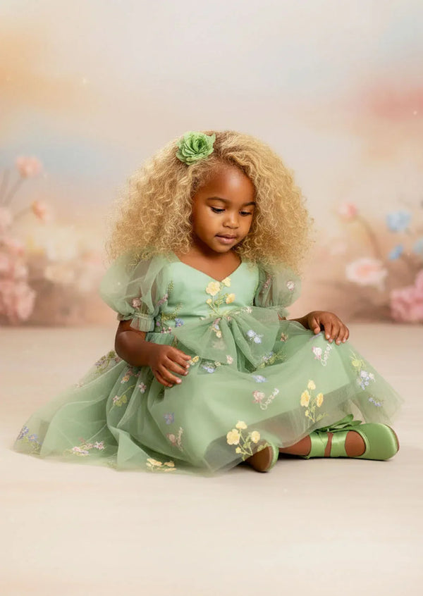 Garden Fairy Dress in Sage