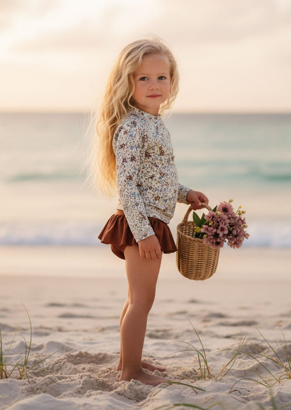 Moana 2 Piece Swimsuit in Terracotta