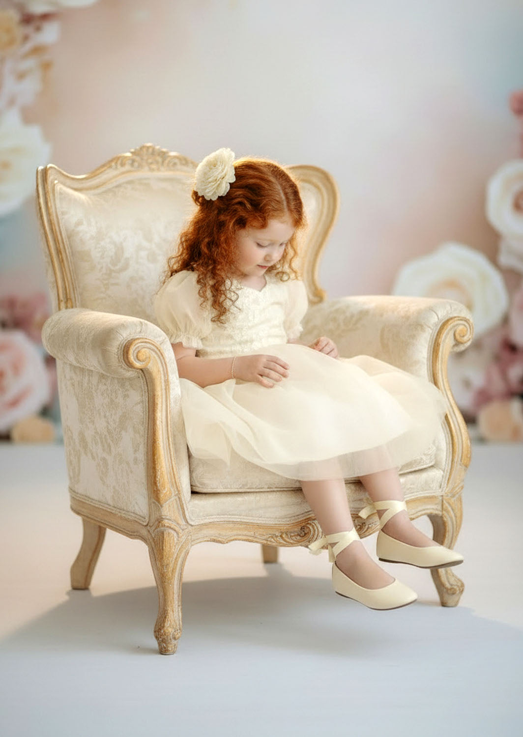 Victoria Dress in Ivory