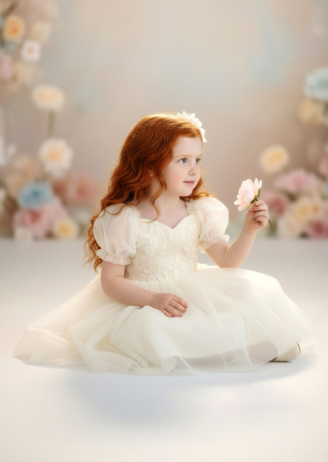 Victoria Dress in Ivory