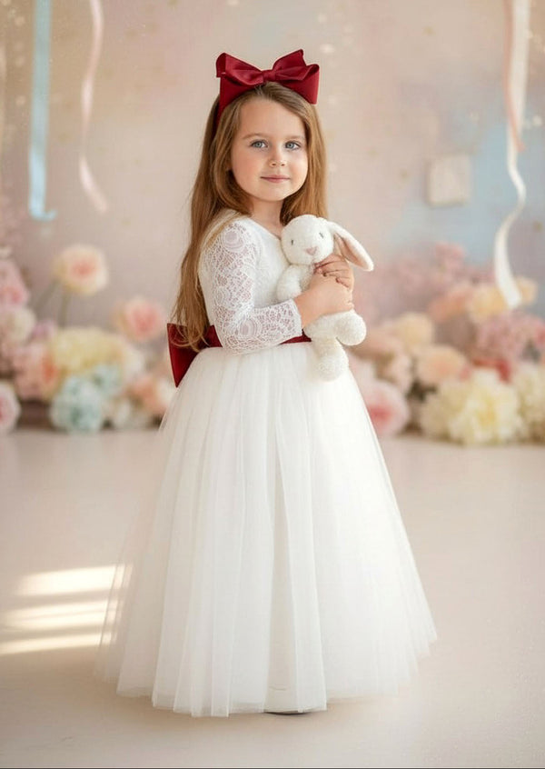 Toddler Long Sleeve Flower Girl Dresses Boho, Modern, Classic Weddings