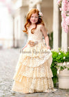 layered flower girl dresses