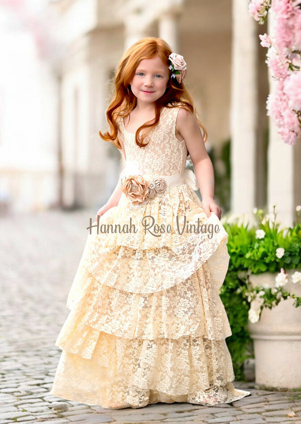 Ivory Flower Girl Dresses