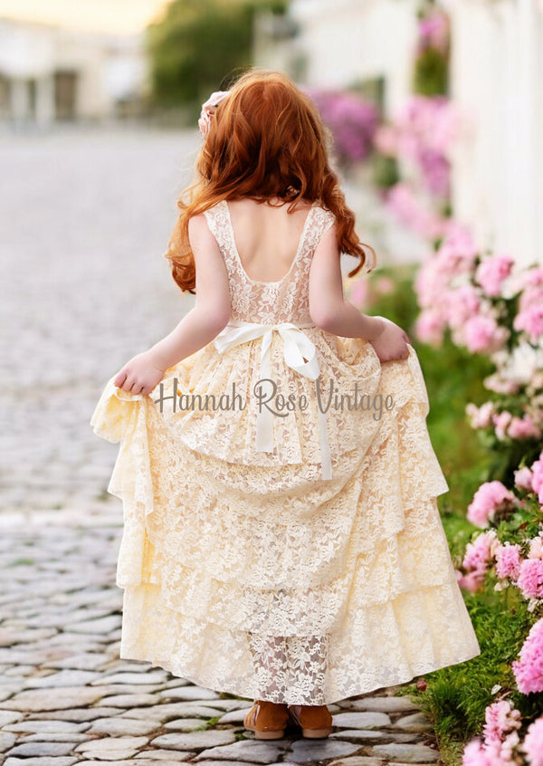 Lace Flower girl dresses