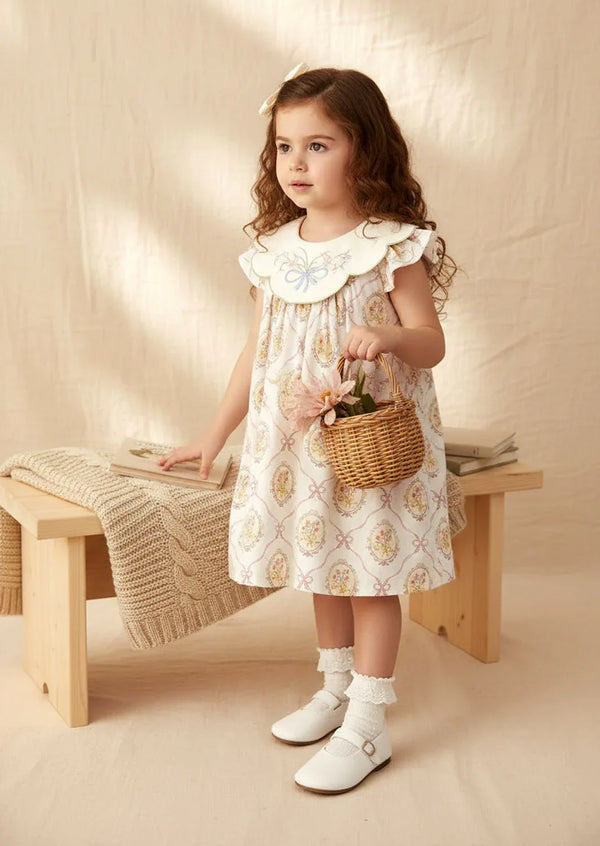 Beloved Embroidered Collar Dress